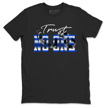 Air Foamposite One Royal shirts to match jordans Trust No One sneaker match tees Air Foamposite One Royal SNRT Sneaker Release Tees unisex cotton Black 2 crew neck shirts