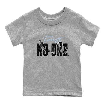 AJ6 White Black shirts to match jordans Trust No One sneaker match tees Air Jordan 6 White Black SNRT Sneaker Tees streetwear brand Baby and Youth Heather Grey 2 cotton tee