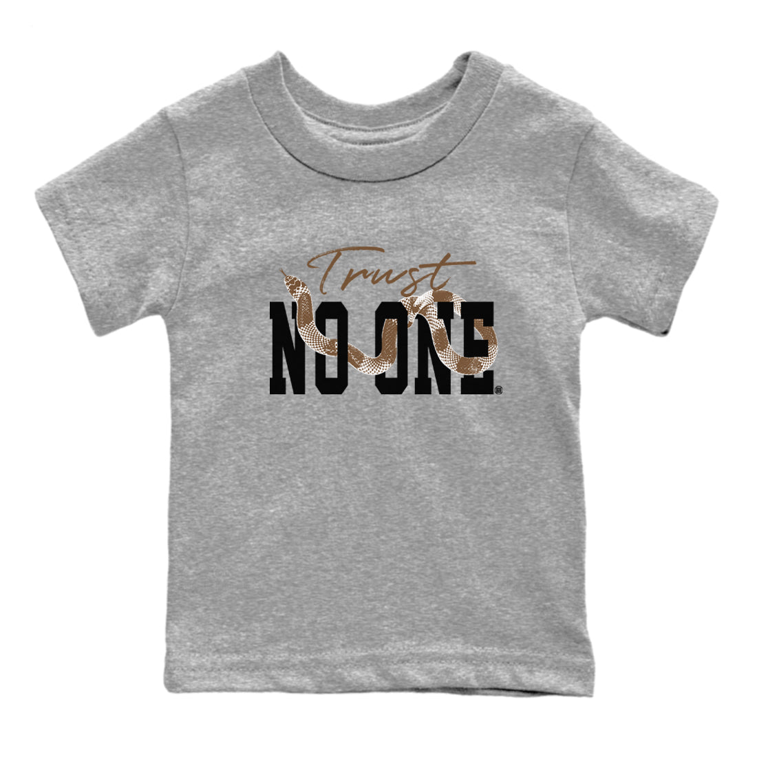 Jordan Jumpman Jack Travis Scott Dark Mocha shirts to match jordans Trust No One sneaker match tees Jordan Jumpman Jack Travis Scott Dark Mocha SNRT Sneaker Release Tees Youth Baby Heather Grey 2 crew neck shirts