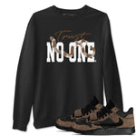 Jordan Jumpman Jack Travis Scott Dark Mocha shirts to match jordans Trust No One sneaker match tees Jordan Jumpman Jack Travis Scott Dark Mocha SNRT Sneaker Release Tees unisex cotton Black 1 crew neck shirts