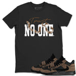 Jordan Jumpman Jack Travis Scott Dark Mocha shirts to match jordans Trust No One sneaker match tees Jordan Jumpman Jack Travis Scott Dark Mocha SNRT Sneaker Release Tees unisex cotton Black 1 crew neck shirts