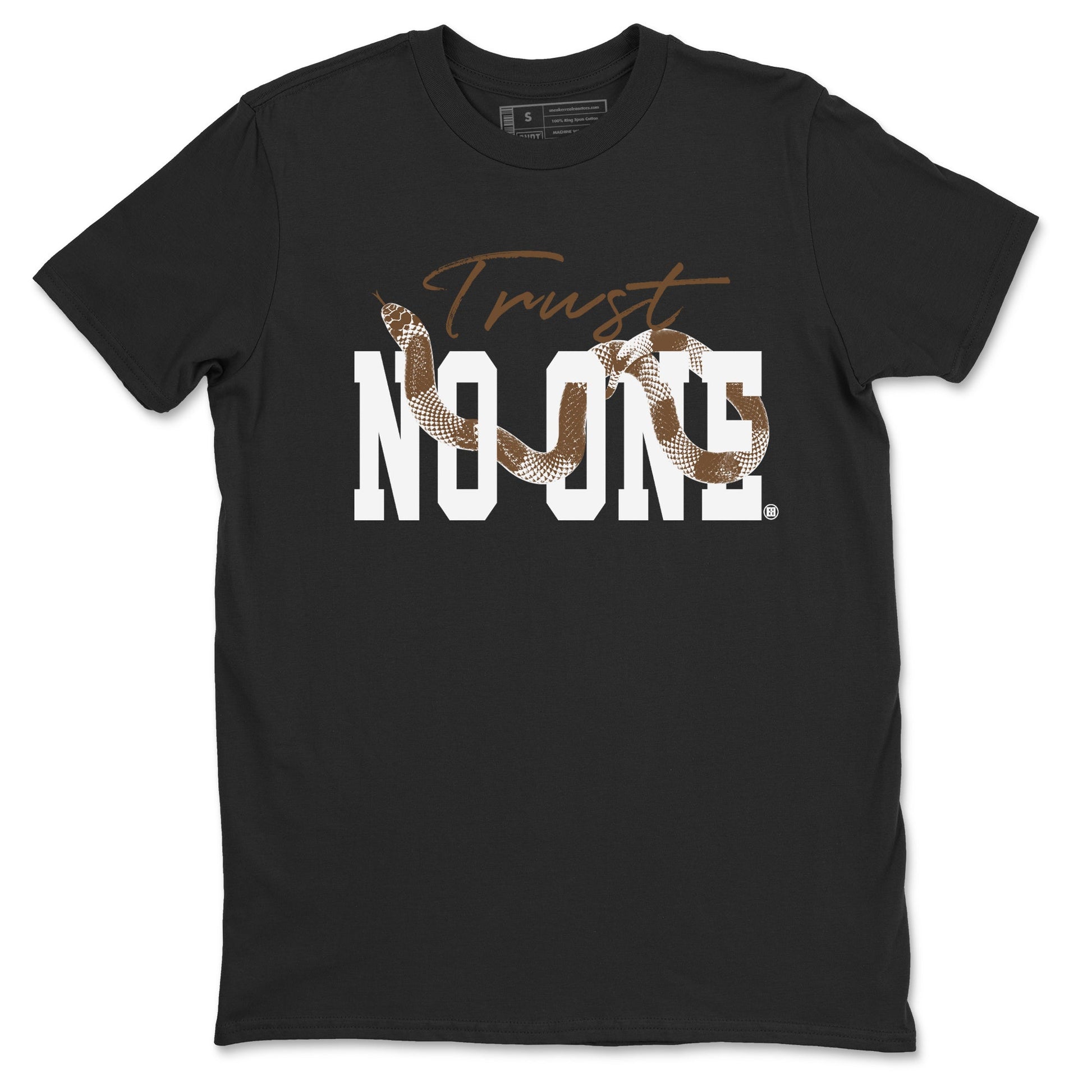 Jordan Jumpman Jack Travis Scott Dark Mocha shirts to match jordans Trust No One sneaker match tees Jordan Jumpman Jack Travis Scott Dark Mocha SNRT Sneaker Release Tees unisex cotton Black 2 crew neck shirts