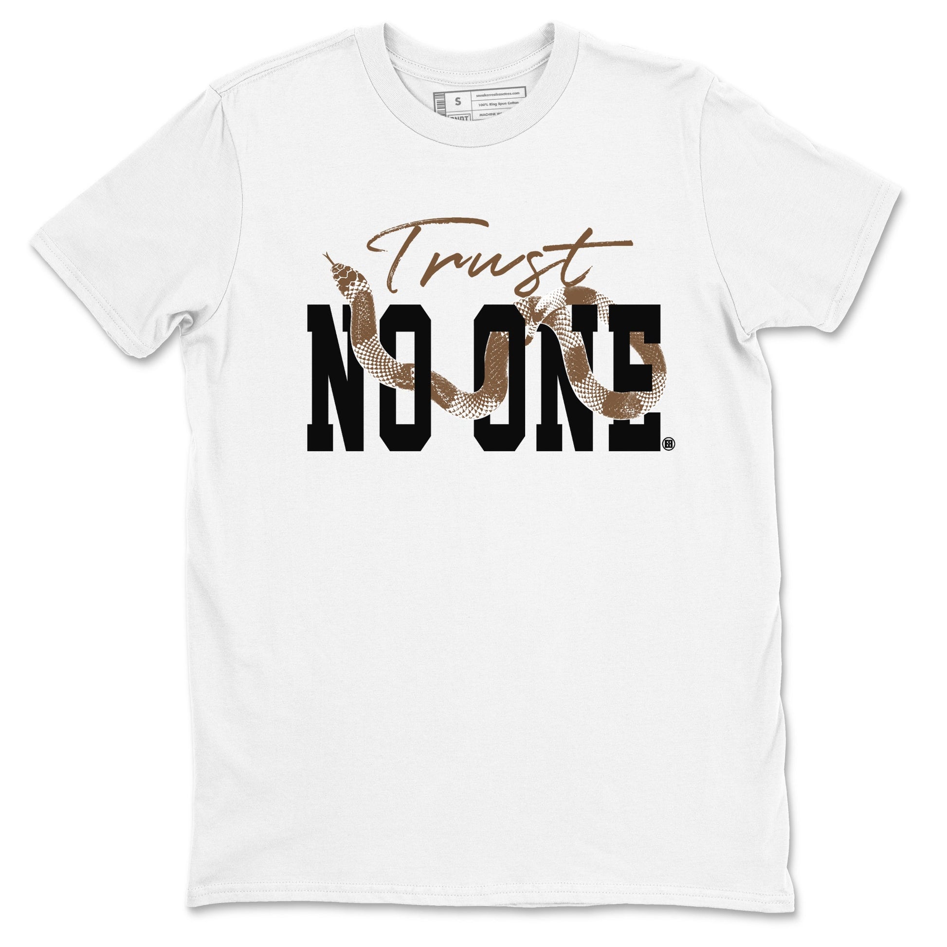 Jordan Jumpman Jack Travis Scott Dark Mocha shirts to match jordans Trust No One sneaker match tees Jordan Jumpman Jack Travis Scott Dark Mocha SNRT Sneaker Release Tees unisex cotton White 2 crew neck shirts