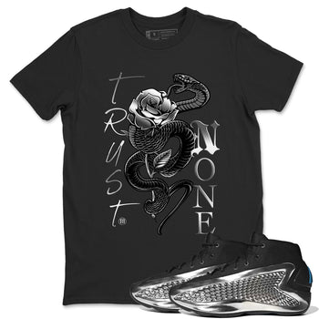 Adidas AE 1 Silver Metallic shirts to match jordans Trust None sneaker match tees AE 1 Silver Metallic match shoes to clothes SNRT Sneaker Tees unisex cotton Black 1 shirts