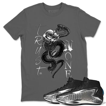 Adidas AE 1 Silver Metallic shirts to match jordans Trust None sneaker match tees AE 1 Silver Metallic match shoes to clothes SNRT Sneaker Tees unisex cotton Cool Grey 1 shirts
