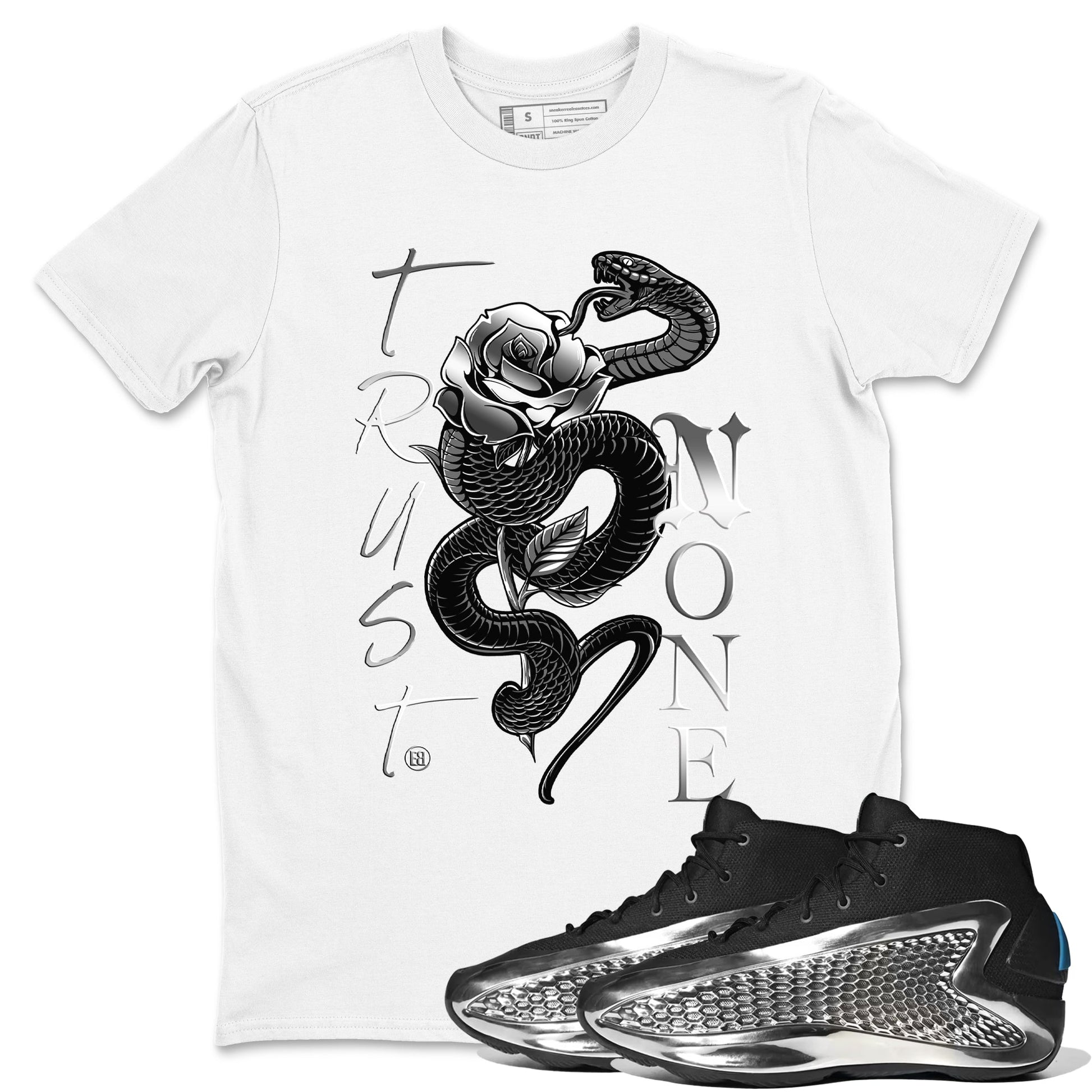 Adidas AE 1 Silver Metallic shirts to match jordans Trust None sneaker match tees AE 1 Silver Metallic match shoes to clothes SNRT Sneaker Tees unisex cotton White 1 shirts