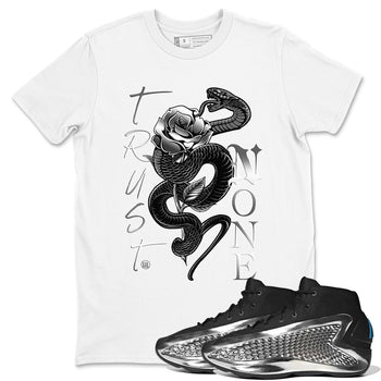 Adidas AE 1 Silver Metallic shirts to match jordans Trust None sneaker match tees AE 1 Silver Metallic match shoes to clothes SNRT Sneaker Tees unisex cotton White 1 shirts