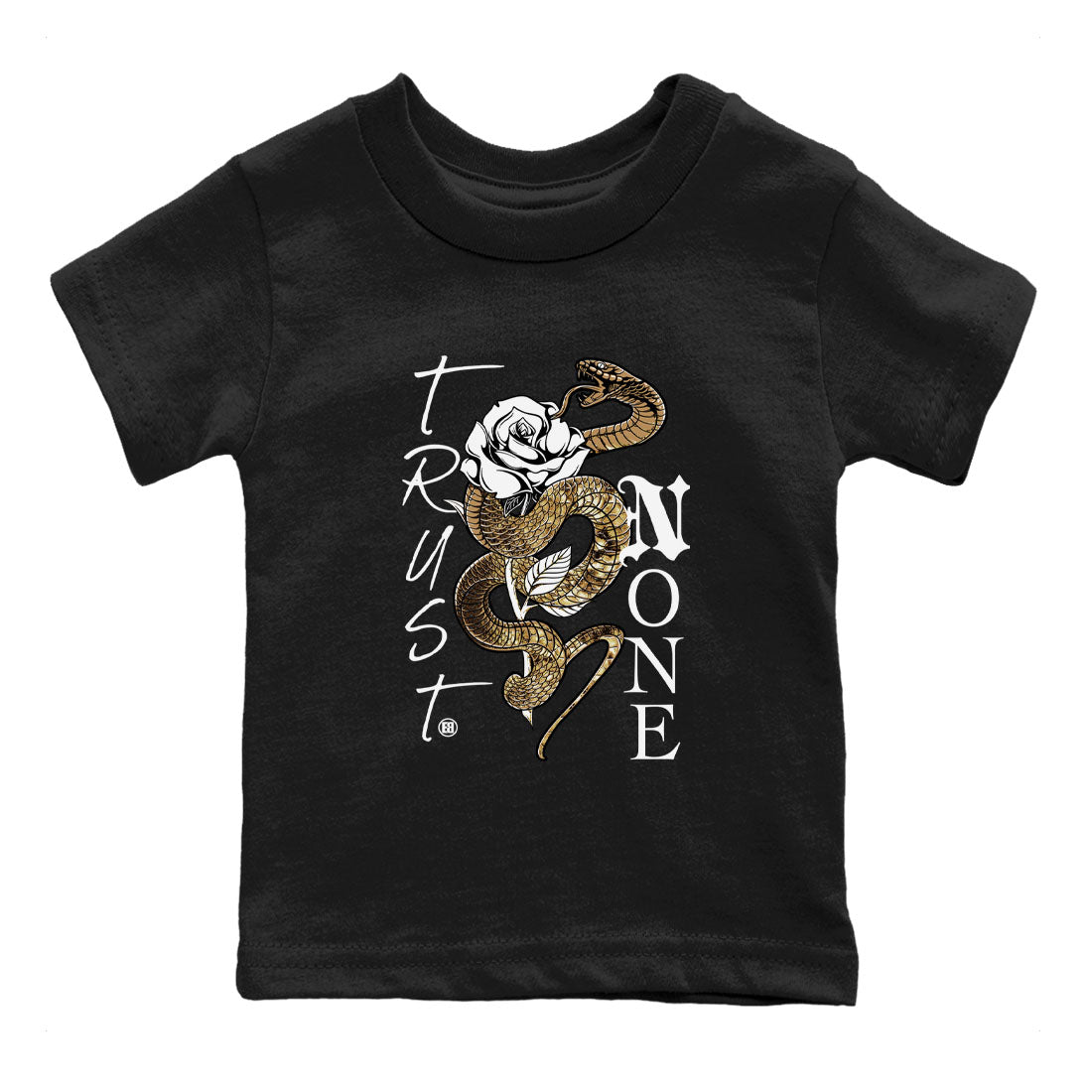 Air Force 1 Ivory Snake shirt to match jordans Trust None sneaker tees AF1 Ivory Snake SNRT sneaker release tees baby toddler Black 2 cotton Shirt