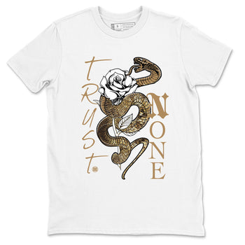 Air Force 1 Ivory Snake shirt to match jordans Trust None sneaker tees AF1 Ivory Snake SNRT sneaker release Tees unisex cotton White 2 crew neck shirt