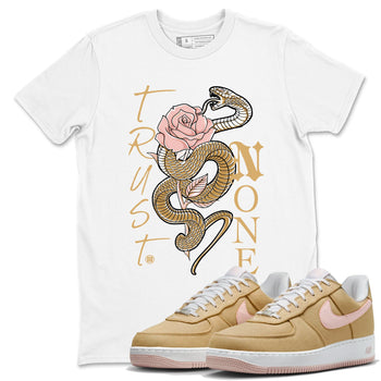 Air Force 1 Low Linen shirts to match jordans Trust None sneaker match tees Air Force 1 Linen Graphic Shirts To Match AF1 SNRT Sneaker Tees unisex cotton White 1 shirts