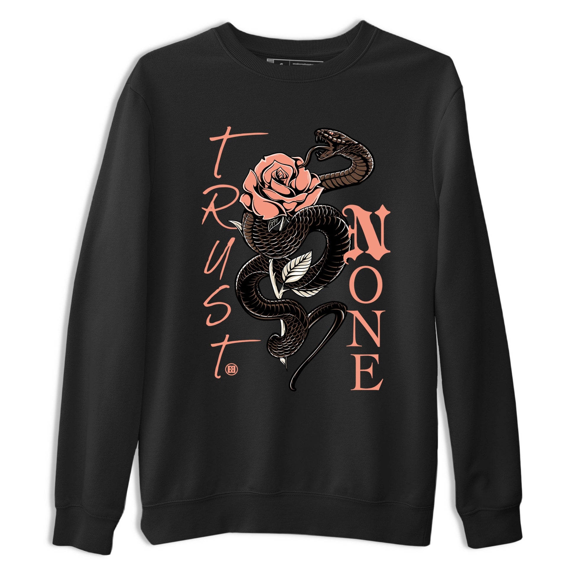 Sneaker match tees – Sneaker Tees To Match Air Jordan 1 Baroque Brown Shoes – Trust None Tee Black 2
