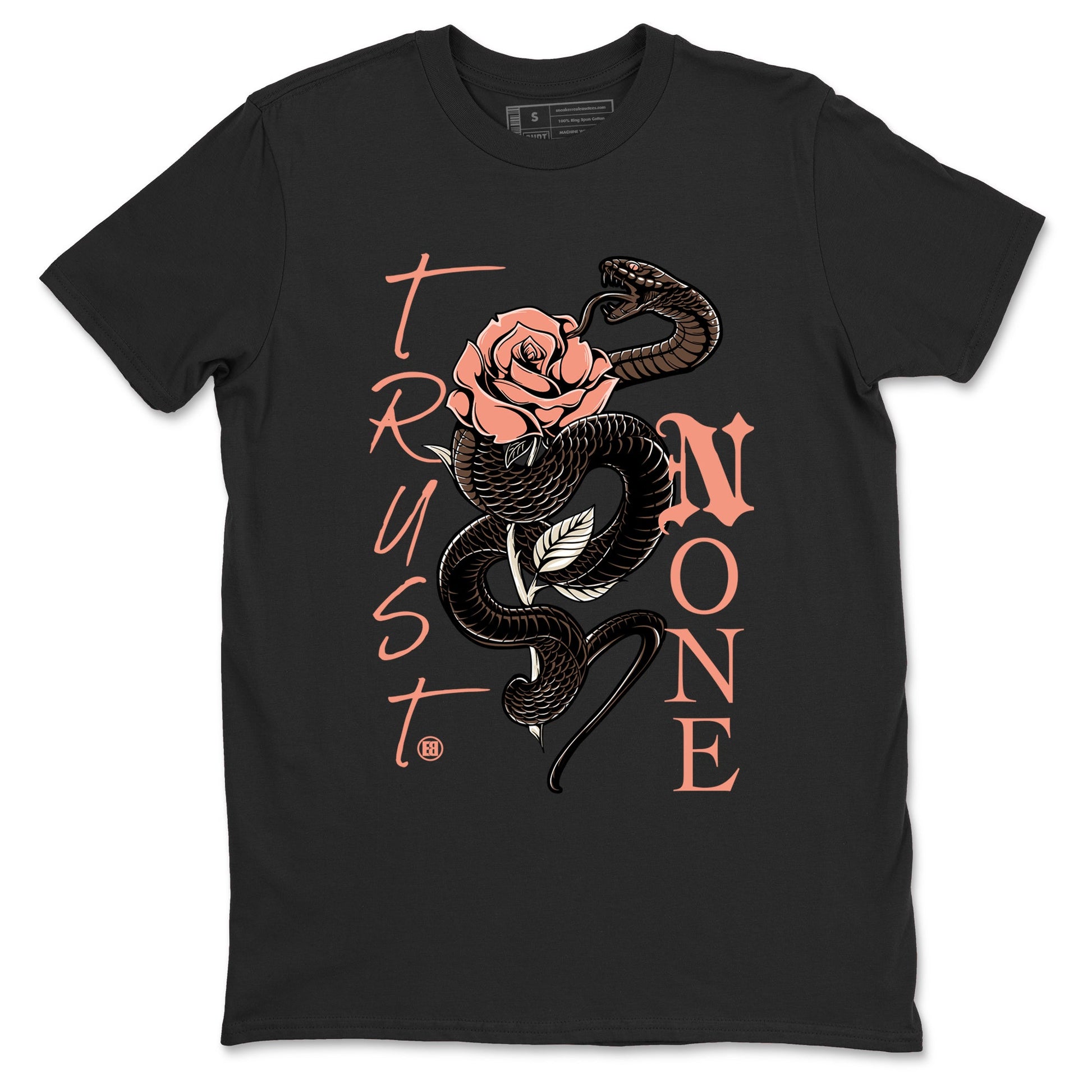Sneaker match tees – Sneaker Tees To Match Air Jordan 1 Baroque Brown Shoes – Trust None Tee Black 2