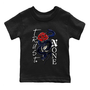 1s Rare Air shirts to match jordans Trust None sneaker match tees Air Jordan 1 High OG Rare Air Deep Royal Blue match shoes to clothes SNRT Sneaker Tees Youth Baby Black 2 tee