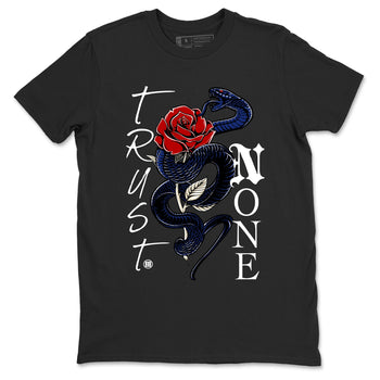 1s Rare Air shirts to match jordans Trust None sneaker match tees Air Jordan 1 High OG Rare Air Deep Royal Blue match shoes to clothes SNRT Sneaker Tees unisex cotton Black 2 shirts