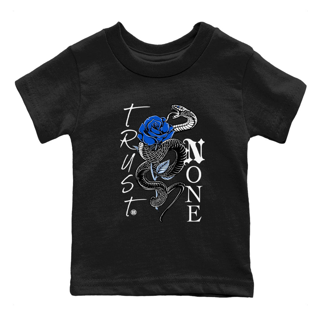 AJ11 Black and Varsity Royal shirt to match jordans Trust None sneaker tees Air Jordan 11 Black and Varsity Royal SNRT sneaker release tees baby toddler Black 2 cotton Shirt