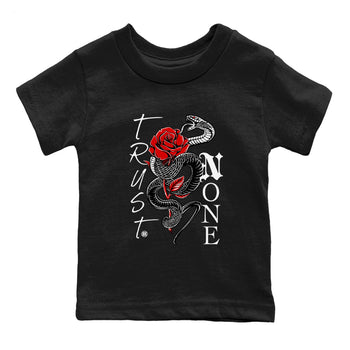 11s Bred Velvet shirts to match jordans Trust None sneaker match tees Air Jordan 11 Bred Velvet SNRT Sneaker Tees streetwear brand Baby and Youth Black 2 cotton tee