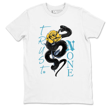 Sneaker match tees – Sneaker Tees To Match Air Jordan 11 Gamma Shoes – Trust None Tee White 2