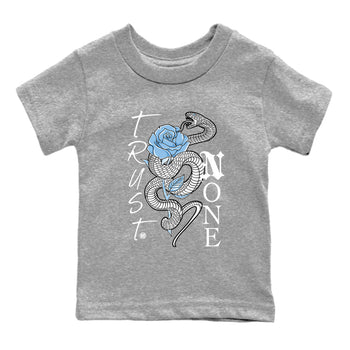 AJ11 Retro Legend Blue shirts to match jordans Trust None best t shirts to wear with jordans 11s Legend Blue match shoes to clothes SNRT Sneaker Tees Youth Baby Heather Grey 2 tee