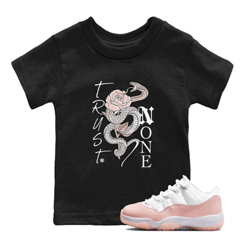 AJ11 Legend Pink shirts to match jordans Trust None sneaker match tees Air Jordan 11 Legend Pink SNRT Sneaker Tees streetwear brand Baby and Youth Black 1 cotton tee
