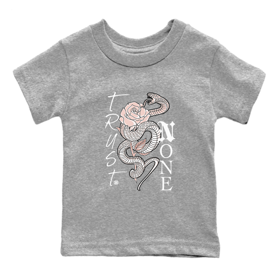AJ11 Legend Pink shirts to match jordans Trust None sneaker match tees Air Jordan 11 Legend Pink SNRT Sneaker Tees streetwear brand Baby and Youth Heather Grey 2 cotton tee