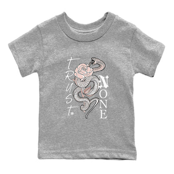 AJ11 Legend Pink shirts to match jordans Trust None sneaker match tees Air Jordan 11 Legend Pink SNRT Sneaker Tees streetwear brand Baby and Youth Heather Grey 2 cotton tee