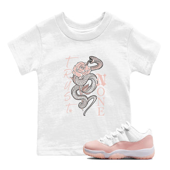AJ11 Legend Pink shirts to match jordans Trust None sneaker match tees Air Jordan 11 Legend Pink SNRT Sneaker Tees streetwear brand Baby and Youth White 1 cotton tee