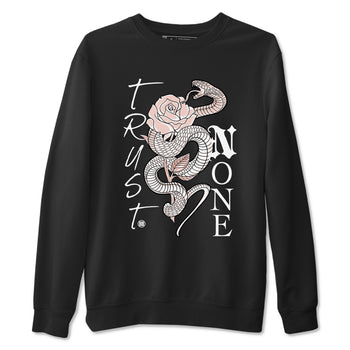 AJ11 Legend Pink shirts to match jordans Trust None sneaker match tees Air Jordan 11 Legend Pink SNRT Sneaker Tees streetwear brand Black 2 unisex cotton tee