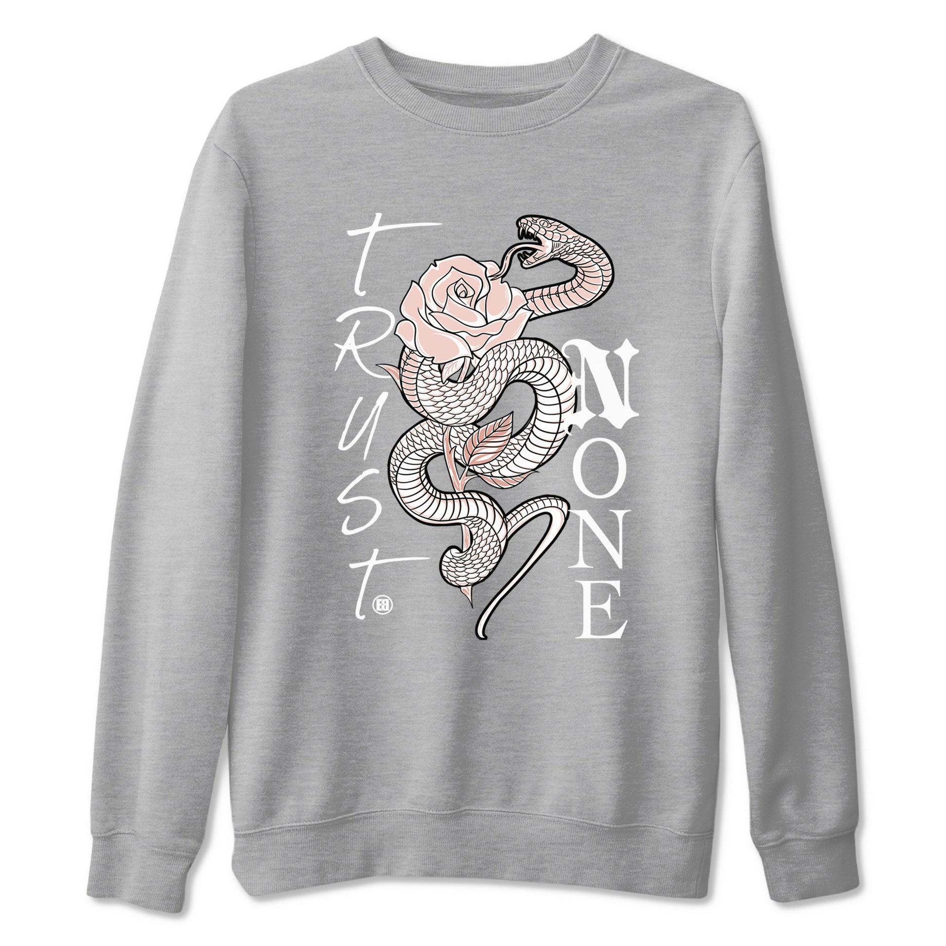AJ11 Legend Pink shirts to match jordans Trust None sneaker match tees Air Jordan 11 Legend Pink SNRT Sneaker Tees streetwear brand Heather Grey 2 unisex cotton tee