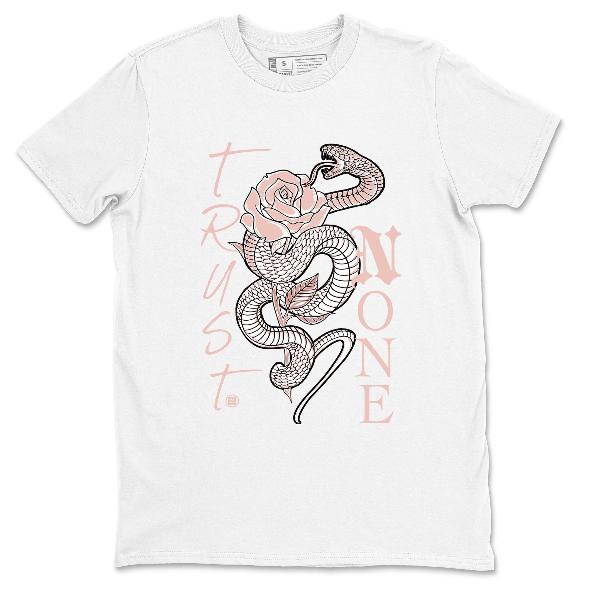 AJ11 Legend Pink shirts to match jordans Trust None sneaker match tees Air Jordan 11 Legend Pink SNRT Sneaker Tees streetwear brand White 2 unisex cotton tee