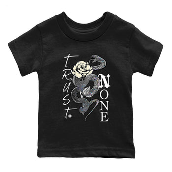 Jordan 11 Low Snake shirts to match jordans Trust None sneaker match tees Air Jordan 11 Year Of The Snake best t shirts to wear with jordans SNRT Sneaker Tees Youth Baby Black 2 tee
