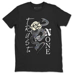 Jordan 11 Low Snake shirts to match jordans Trust None sneaker match tees Air Jordan 11 Year Of The Snake best t shirts to wear with jordans SNRT Sneaker Tees unisex cotton Black 2 shirts