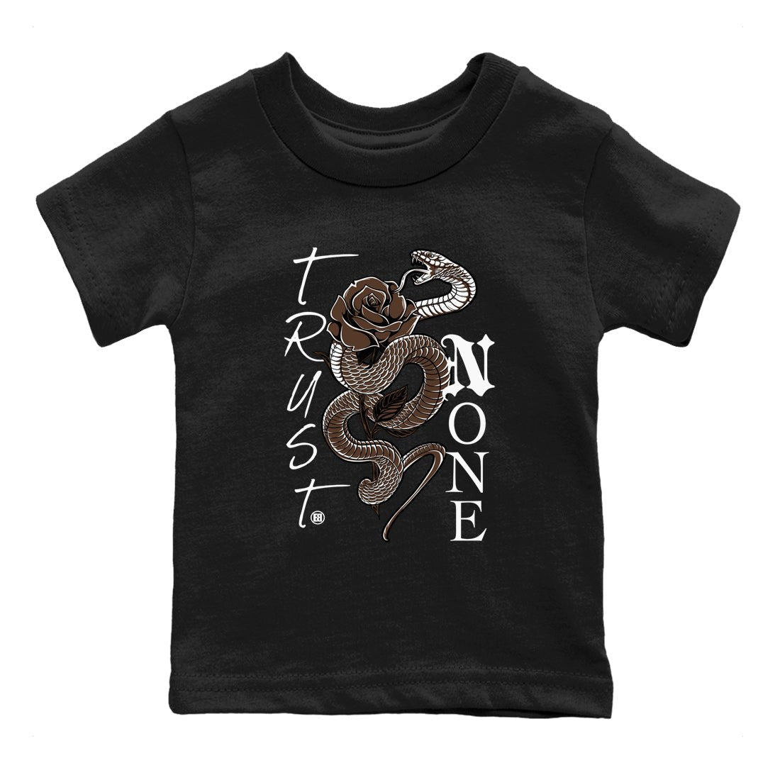 12s Baroque Brown shirts to match jordans Trust None sneaker match tees Air Jordan 12 Baroque Brown match shoes to clothes SNRT Sneaker Tees Youth Baby Black 2 tee