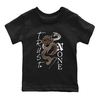 12s Baroque Brown shirts to match jordans Trust None sneaker match tees Air Jordan 12 Baroque Brown match shoes to clothes SNRT Sneaker Tees Youth Baby Black 2 tee