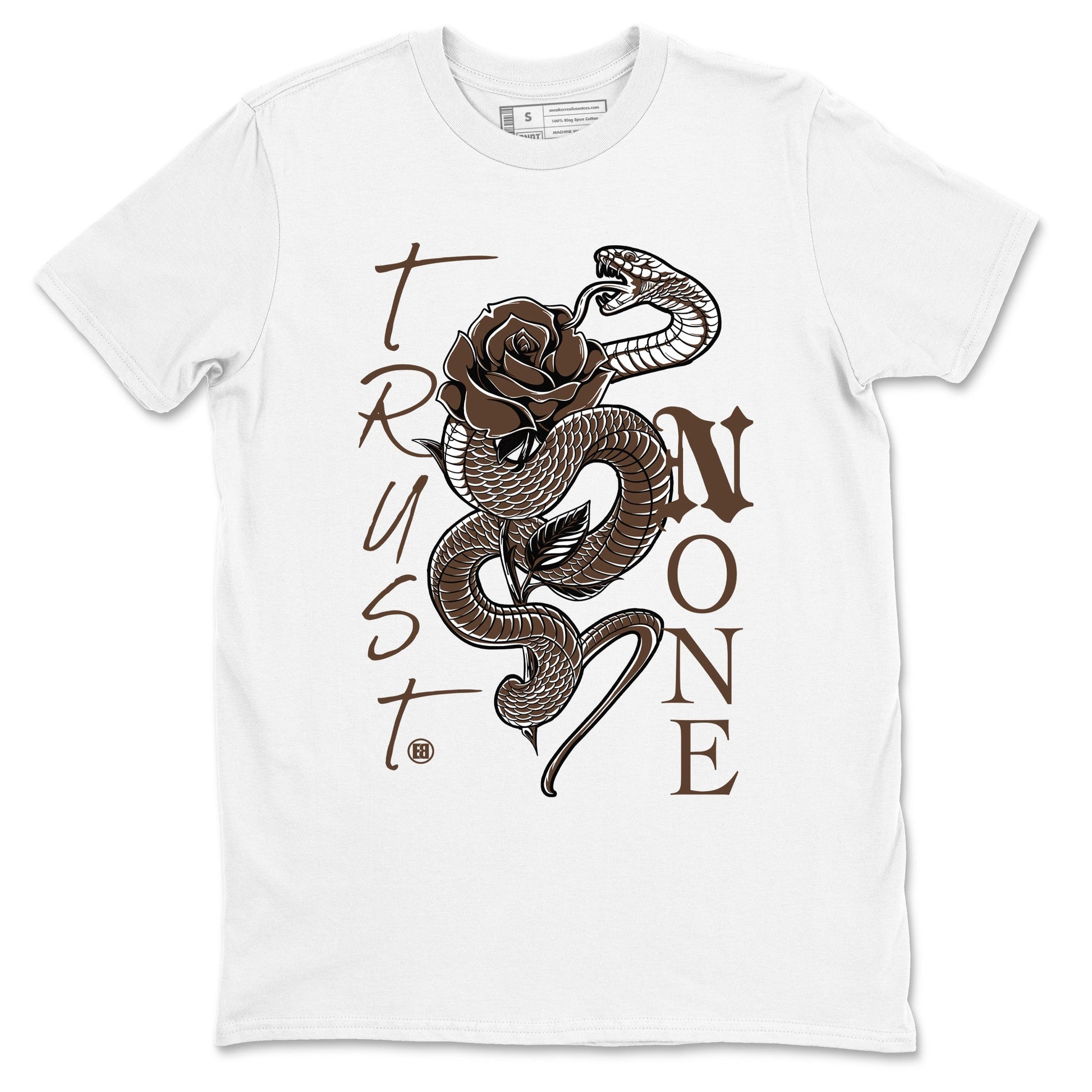 12s Baroque Brown shirts to match jordans Trust None sneaker match tees Air Jordan 12 Baroque Brown match shoes to clothes SNRT Sneaker Tees unisex cotton White 2 shirts