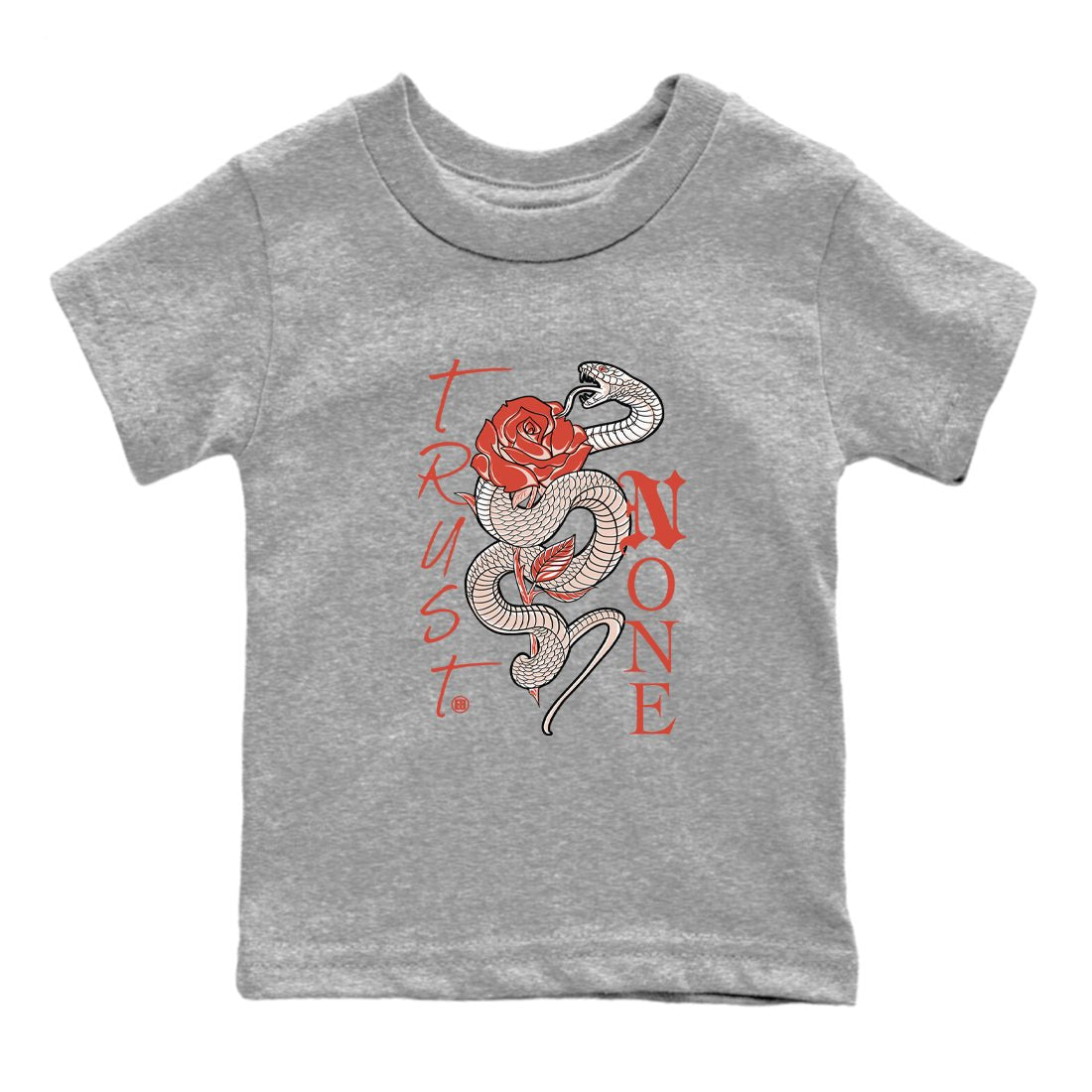 13s Dune Red shirts to match jordans Trust None sneaker match tees Air Jordan 13 Dune Red SNRT Sneaker Tees streetwear brand Baby and Youth Heather Grey 2 cotton tee
