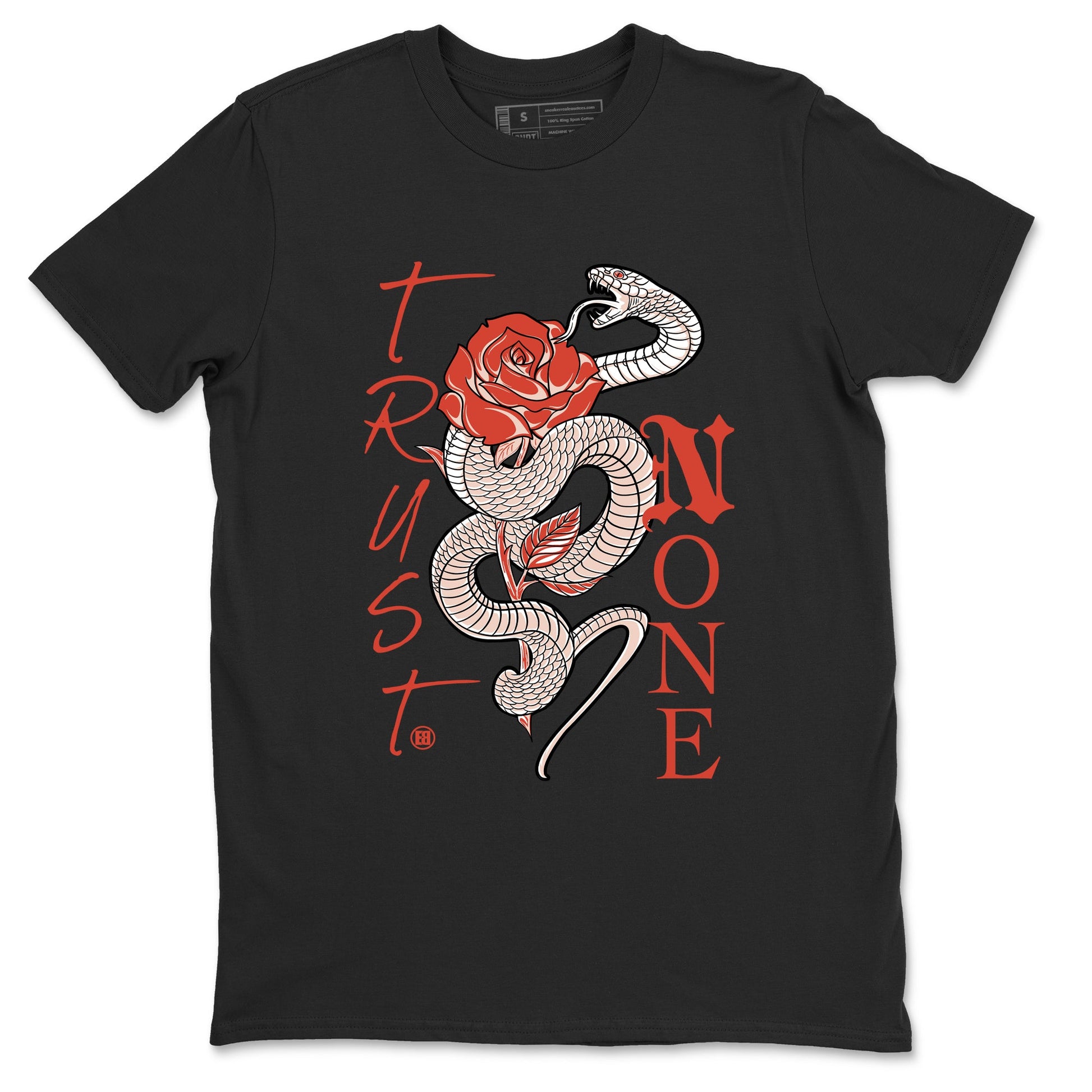 13s Dune Red shirts to match jordans Trust None sneaker match tees Air Jordan 13 Dune Red SNRT Sneaker Tees streetwear brand Black 2 unisex cotton tee