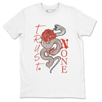13s Dune Red shirts to match jordans Trust None sneaker match tees Air Jordan 13 Dune Red SNRT Sneaker Tees streetwear brand White 2 unisex cotton tee
