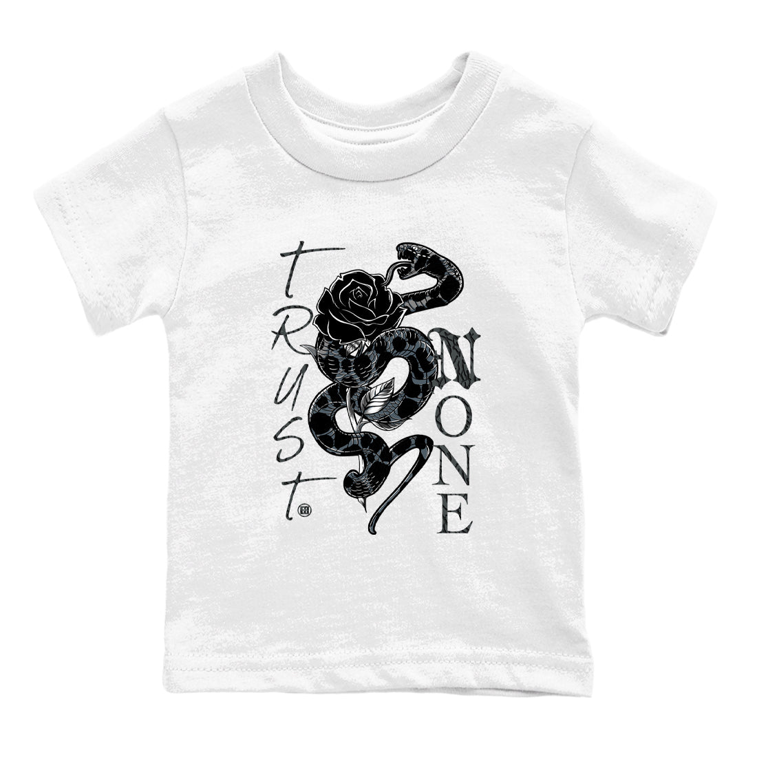 Air Jordan 3 Black Cat shirts to match jordans Trust None sneaker match tees Jordan 3 Retro Black Cat best t shirts to wear with jordans SNRT Sneaker Tees Youth Baby White 2 tee