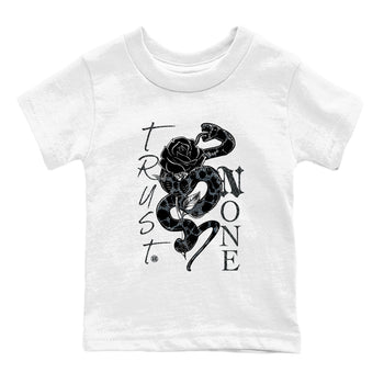 Air Jordan 3 Black Cat shirts to match jordans Trust None sneaker match tees Jordan 3 Retro Black Cat best t shirts to wear with jordans SNRT Sneaker Tees Youth Baby White 2 tee