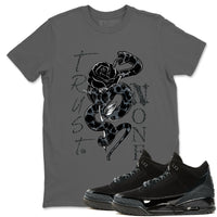 Trust None SNRT Sneaker Tees - Air Jordan 3 Black Cat