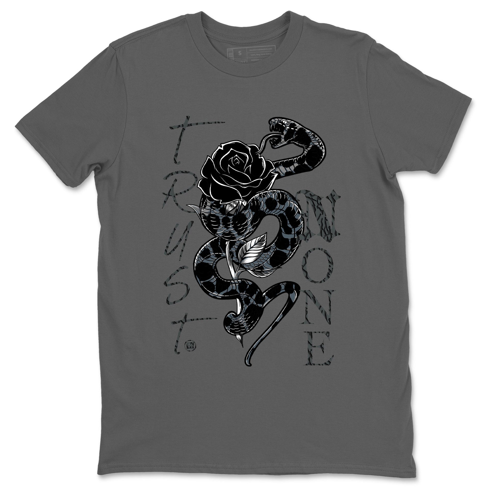 Air Jordan 3 Black Cat shirts to match jordans Trust None sneaker match tees Jordan 3 Retro Black Cat best t shirts to wear with jordans SNRT Sneaker Tees unisex cotton Cool Grey 2 shirts