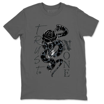 Air Jordan 3 Black Cat shirts to match jordans Trust None sneaker match tees Jordan 3 Retro Black Cat best t shirts to wear with jordans SNRT Sneaker Tees unisex cotton Cool Grey 2 shirts