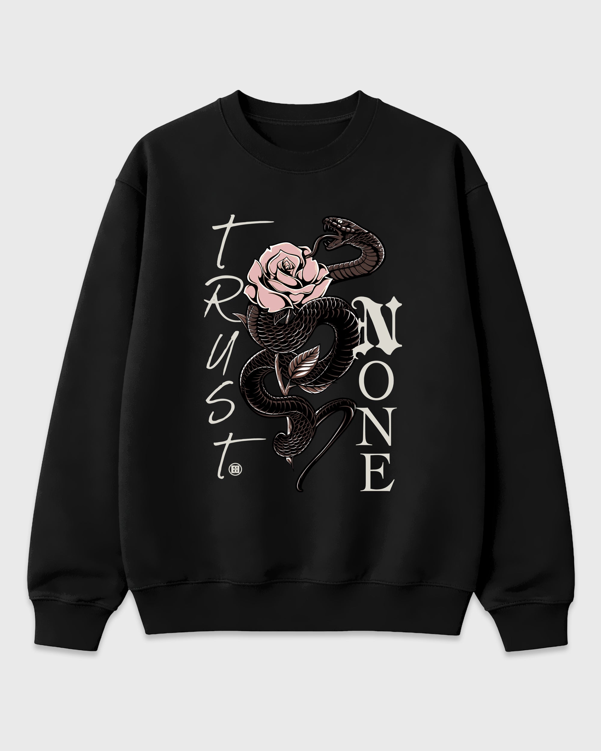Trust None Graphic T-Shirt featuring original streetwear artwork designed to match the Air Jordan 3 Fireside. Black 2 Graphic Tee.