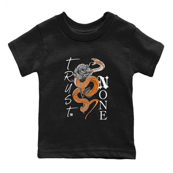 3s Georgia Peach shirt to match jordans Trust None sneaker tees Air Jordan 3 Retro Georgia Peach SNRT Sneaker release tees baby toddler Black 2 cotton Shirt