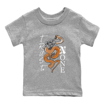 3s Georgia Peach shirt to match jordans Trust None sneaker tees Air Jordan 3 Retro Georgia Peach SNRT Sneaker release tees baby toddler Heather Grey 2 cotton Shirt