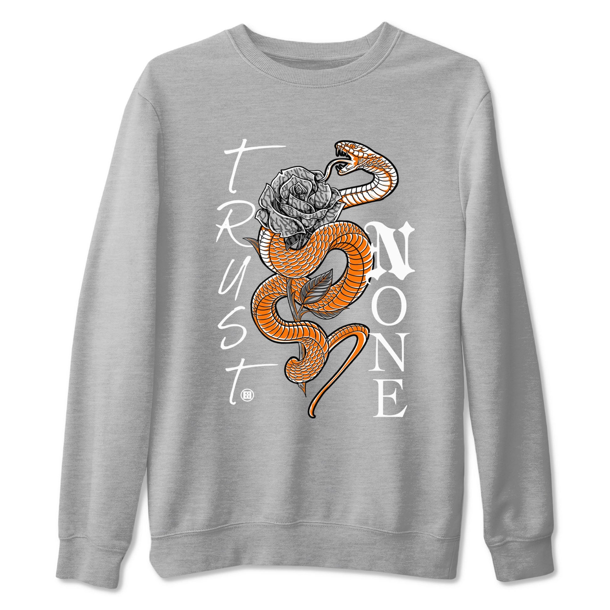 3s Georgia Peach shirt to match jordans Trust None sneaker tees Air Jordan 3 Retro Georgia Peach SNRT Sneaker Release Tees unisex cotton Heather Grey 2 crew neck shirt
