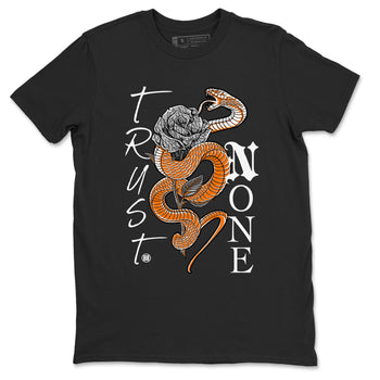 3s Georgia Peach shirt to match jordans Trust None sneaker tees Air Jordan 3 Retro Georgia Peach SNRT Sneaker Release Tees unisex cotton Black 2 crew neck shirt
