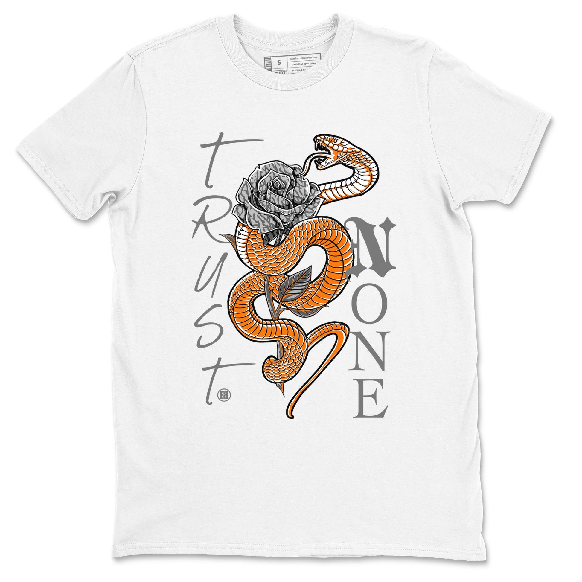 3s Georgia Peach shirt to match jordans Trust None sneaker tees Air Jordan 3 Retro Georgia Peach SNRT Sneaker Release Tees unisex cotton White 2 crew neck shirt