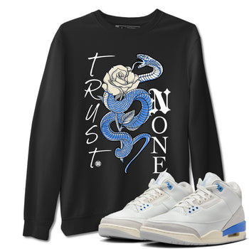 Air Jordan 3 Lucky Shorts shirts to match jordans Trust None sneaker match tees Air Jordan 3 Retro Lucky Shorts match shoes to clothes SNRT Sneaker Tees unisex cotton Black 1 shirts