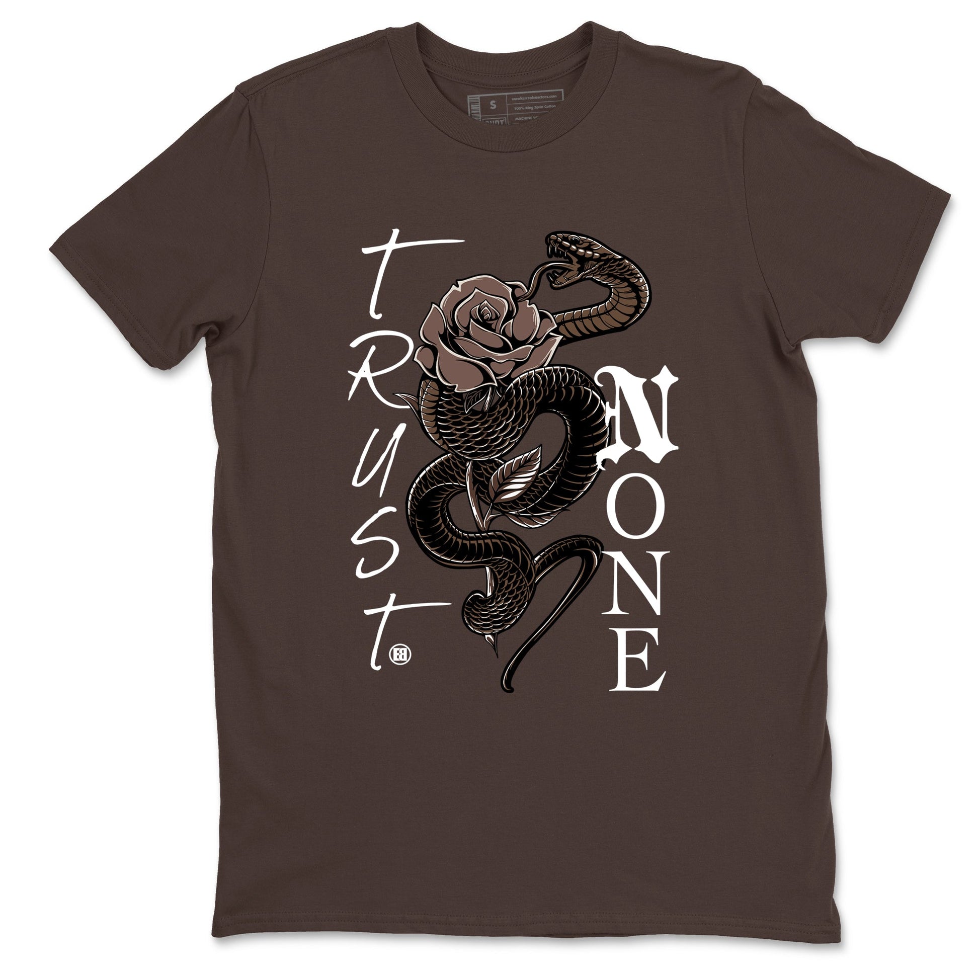 Sneaker match tees – Sneaker Tees To Match Air Jordan 4 A Ma Maniere x Dark Mocha Shoes – Trust None Tee Dark Chocolate 2